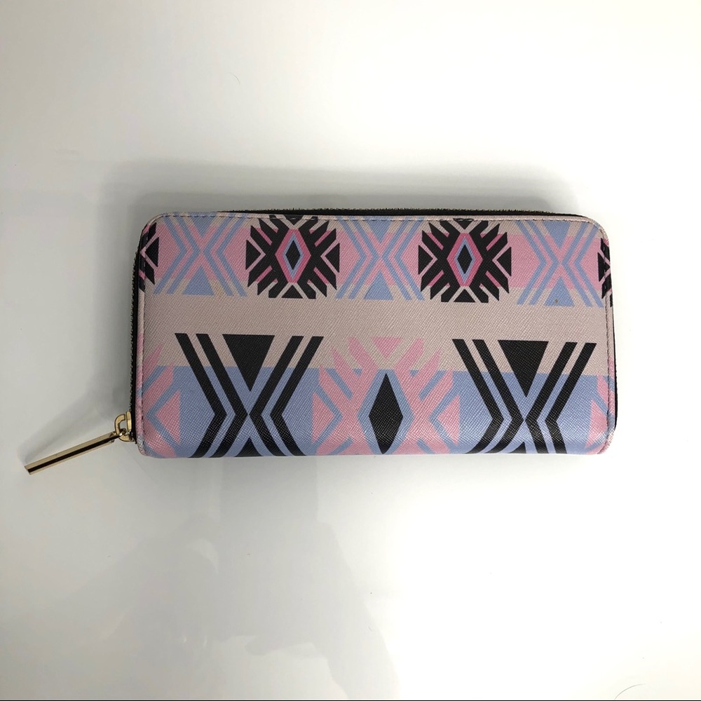 Super cute like new wallet black pink & blue